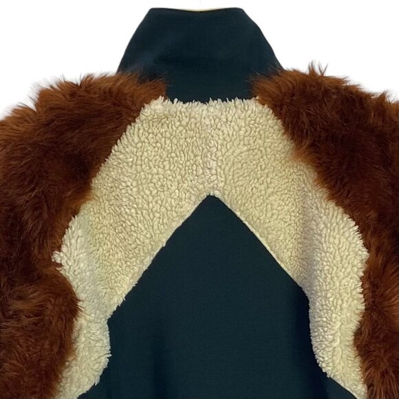 Sea New York Colorblock Faux Fur Track Jacket - Picture 8 of 11